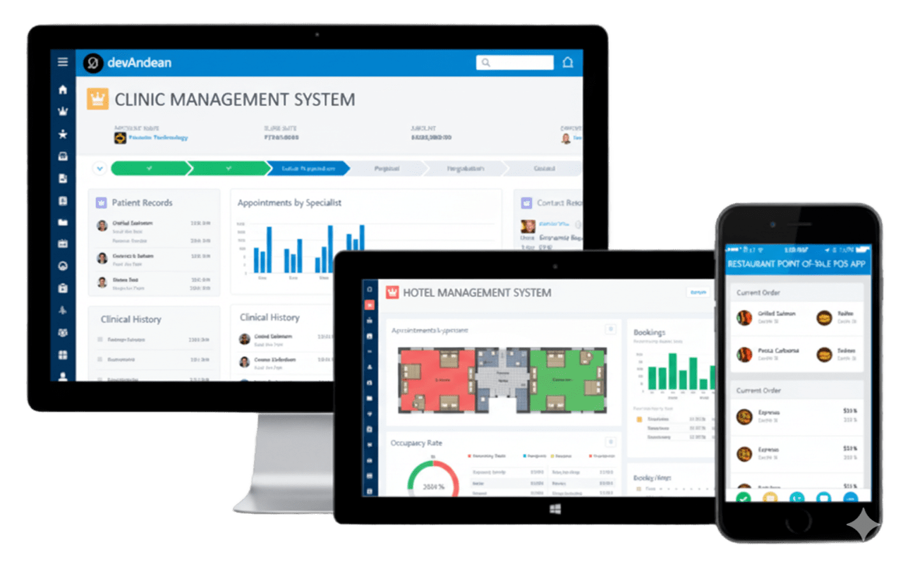 Sistemas empresariales en dispositivos devAndean